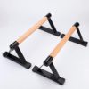 WSSBK Stretch Stand Pushup Stands Personalised Bars Wooden Push Up Bar Handstand Bars Calisthenics Handstand Single Double Handles Headstand Shelf Push - Image 4