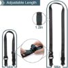 HANAMO Rifle Sling 2Point Sling Quick Adjust with QD Sling Swivels, 2 PCS QD Sling Mount for Mlok Rail, Two Point Sling Gun Sling Strap with Fast Adjust Loop Quick Release Sling Attachment - Image 6