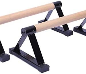 WSSBK Stretch Stand Pushup Stands Personalised Bars Wooden Push Up Bar Handstand Bars Calisthenics Handstand Single Double Handles Headstand Shelf Push