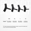 PLEXFIT Athletic Arm Sling (Large Left, White & Black) - Image 7
