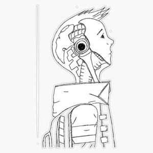 Descender Cyborg Sticker Bumper Sticker Vinyl Decal 5