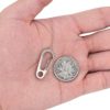 SeadeSky Mini Hanging Buckle, Pack of 20Pcs Metal Spring Backpack Clasps Carabiners Hook EDC Keychain Fishing Camping Bottle Hooks Paracord Tactical Survival Gear - Image 5