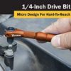 Titan - 1/4 In. Aluminum Swivel Head Micro Bit Driver (11323) - Image 6