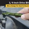 Titan - 1/4 In. Aluminum Swivel Head Micro Bit Driver (11325) - Image 6