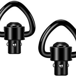 SOMA QD Sling Swivel Mounts, Heavy-Duty Quick Detachable Sling Attachment, 2 Point Sling Clip Black-Occult