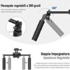 Neewer Universal Camera Shoulder Mount, Aluminum Alloy Camera Shoulder Rig, Video Filmmaking System with Movable Shoulder Pad, 15mm Rod, 1/4" 3/8" QR Plate for DSLR Mirrorless Camera Camcorder - ST34 - Image 6