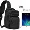 REEBOW GEAR Tactical Sling Backpack Rover Shoulder Sling Pack (Black) - Image 2