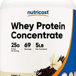 Nutricost Whey Protein Concentrate (Vanilla) 5LBS