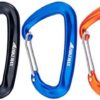 Hikemax 7075 Aluminum Carabiners, Heavy Duty Carabiners Clips 12 KN for Hammocks, Clipping On Camping Accessories, Keychains - Image 5