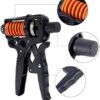 Buckle Booster Hand Grip Strengthener Adjustable Resistance 55~110 Lbs Forearm Exerciser Grip Strength Trainer for Muscle Building and Injury Recovery for Athletes Cork Yoga Jade (Black, One Size) - Image 2