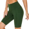Taydey Women's High Waist Yoga Running Workout Athletic Cycling Hiking Sports Shorts - Image 2