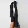 Stocking Stuffers for Adults Fleece Knitting Legging Socks Winter Warm Wool Long Knee-high Socks for Teens - Image 3