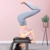 Aozora Body Balanced Headstand Bench- Ideal Chair for Practice Head Stand, Shoulderstand, Handstand and Various Yoga Poses. Perfect for Both Beginner and Experience Yogis (BLACK) - Image 2