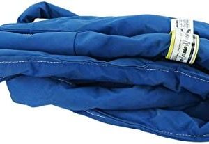 USA Made VR7 X 12' Blue Slings 8'-30' Lengths in Listing, Double PLY Cover Endless Round Poly Lifting Slings, 21,200 lbs Vert, 17,000 lbs Choker, 42,400 lbs Basket(USA Polyester)(12 FT)
