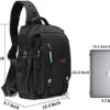 Nicgid Sling Bags Chest Shoulder Backpacks, 13.3'' 14.1'' Laptop Backpack Crossbody Messenger Bag Travel Outdoor Men Women - Image 6