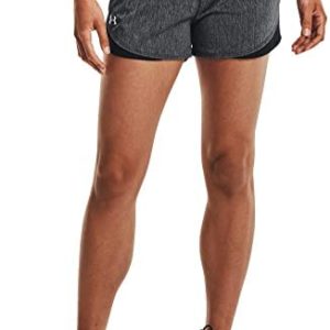 Under Armour Women's Play Up Short 3.0 - Twist , Black (001)/White , Medium