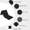 6ft x 2ft with 2 inch Thick Workout Mats Tri-Fold Gymnastics Mat Yoga Exercise Folding Mat for Home Gym, Gymnastic, Martial Arts, Portable Easy Carry with Hand Buckle - Image 2