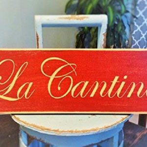 LA CANTINA (Choose Color) Spanish Bar Italian Cellar Rustic Shabby Chic Sign
