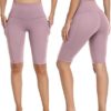 LZYVOO Women's Biker Shorts with Pockets, High Waist Workout Yoga Shorts for Women - Image 2