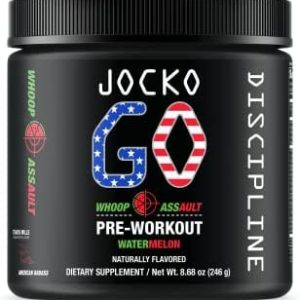 Origin Jocko Fuel Pre Workout Powder with L-Citrulline, Nootropic & Caffeine for Endurance & Stamina - Keto, Sugar Free Blend for Distance Running, Cycling, Jiu Jitsu - 30 Servings (Watermelon)
