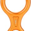 REOUG 35KN Figure 8 Word Rope Descender Rappel Ring Rock Climbing Rescue Gear (Orange) - Image 5