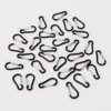 200 Pack Bulk Aluminum Carabiner Small Spring Clip Hook Spring-Loaded Gate Keychain Buckle Pack for Camping Hiking Backpack Bottle, Black - Image 6
