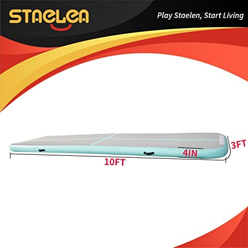 Inflate 10 Feet Training Tumbling Mat,The 4-Inch Thick Inflatable Yoga Mat For The Home,For Family/Training/Cheerleading/Yoga/Water Sports - Image 4