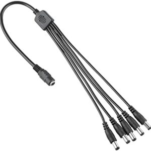 J-ZMQER DC 5 Way Guitar Effect Pedal Daisy Chain Power Supply Cable Splitter Compatible with Boss