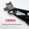 AOOK Sling Swivels Mounts for Rifle and Shotgun, Heavy Duty Sling Attachments Clips - Image 3
