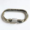 wellsem® 23kn D-ring Steel Screw-locking Carabiners for Rv, Camping, Fishing, Hiking, Traveling and Keychain - Image 2