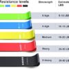 Uigos Resistance Bands, Exercise Workout Bands for Women and Men, for Working Out, 5 Set of Stretch Bands for Booty Legs - Image 2