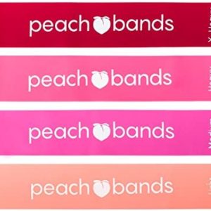 Peach Bands Resistance Bands Set - Exercise Workout Bands for Legs and Butt