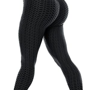 ViCherub Scrunch Butt TIK Tok Leggings for Women Butt Lifting,Workout Yoga Pants Tummy Control High Waisted Textured Tights