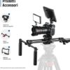 Neewer Universal Camera Shoulder Mount, Aluminum Alloy Camera Shoulder Rig, Video Filmmaking System with Movable Shoulder Pad, 15mm Rod, 1/4" 3/8" QR Plate for DSLR Mirrorless Camera Camcorder - ST34 - Image 2