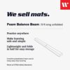 We Sell Mats 9 ft Folding Foam Balance Beam Bar, Portable Gymnastics Equipment for Gymnast, Children or Cheerleaders - Image 2