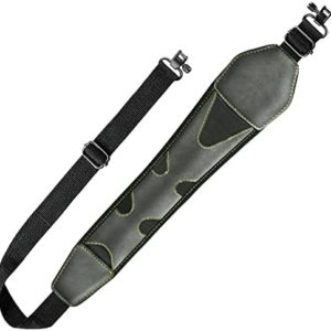 EZshoot 2 Point Sling Rifle Sling with Swivels, Comfortable Neoprene Padded, Length Adjustable Two Point Sling for Outdoors