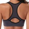 KINYAOYAO Women's Plus Size High Impact Seamless Racerback Padded Bra Yoga Bra - Image 2