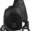 REEBOW GEAR Tactical Sling Backpack Rover Shoulder Sling Pack (Black) - Image 7