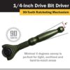 Titan - 1/4 In. Aluminum Swivel Head Micro Bit Driver (11325) - Image 5
