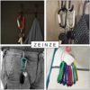 ZEINZE Carabiner Clip 3" Aluminum D-Ring Spring Loaded Gate Small Keychain Carabiners Clip Set for Outdoor Camping Mini Lock Hooks Spring Snap Link Key Chain Durable Improved Design 8 Pack - Image 6