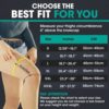 Modvel Knee Braces for Knee Pain Women & Men - 2 Pack Knee Brace for Knee Pain Set, Knee Brace Compression Sleeve, Knee Braces for Knee Pain Meniscus Tear, ACL & Arthritis Pain Relief - Knee Sleeves - Image 4