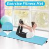 Gymnastics Mats 2" Thick Folding Exercise Mat Gym Yoga Mat Aerobics Fitness Mat Folding Kids' Gymnastics Tumbling Mat with Carrying Handles for Home Gym Exercise&Play Gym Floor Mats - Image 3