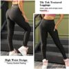 ViCherub Scrunch Butt TIK Tok Leggings for Women Butt Lifting,Workout Yoga Pants Tummy Control High Waisted Textured Tights - Image 2