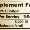Vitamin D3 5,000 IU Bolsters Immunity by Puritan's Pride for Immune System Support and Healthy Bones and Teeth 200 Softgels, packaging may vary - Image 6