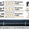 Gorilla Mats Premium Extra Large Yoga Mat – 9' x 6' x 8mm Extra Thick & Ultra Comfortable, Non-Toxic, Non-Slip Barefoot Exercise Mat – Works Great on Any Floor for Stretching, Cardio or Home Workouts - Image 6