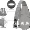 Casual Crossbody Sling Backpack Sling Bag Travel Hiking Chest Bag Daypack Outdoor Sports Small Cross Body Bags for Men, Women - Image 4
