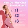 Obvi Pre Workout for Women, Preworkout, Designed for Energy, Stamina and Focus, No Crash or Jitters, Made with Beta Alanine and L-Citrulline Malate 2:1 (20 Servings, Strawberry Lemonade) - Image 6