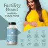 Eu Natural Conception Fertility Prenatal Vitamins – Regulate Your Cycle, Balance Hormones, Aid Ovulation – Myo-Inositol, Vitex, Folate Folic Acid Pills – 60 Vegetarian Soft Capsules - Image 5