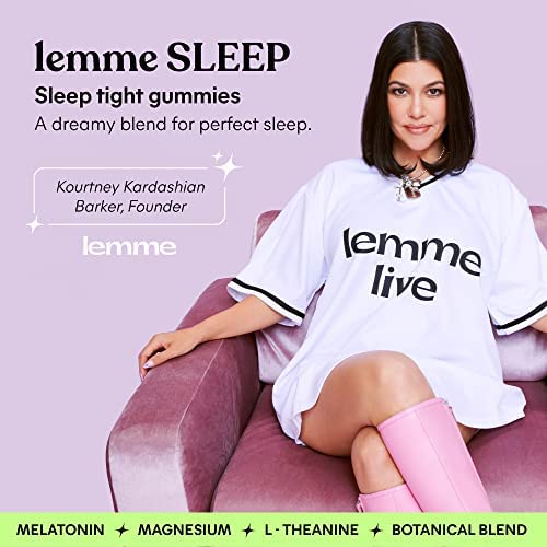 Lemme Sleep Gummies with 5mg Melatonin, Elderberry, Magnesium, L-Theanine, Chamomile and Lavender, Drug-Free Nighttime Sleep Aid, Vegan, Gluten Free, Gelatin Free, Non GMO, Berry Flavored (60 Count) - Image 2