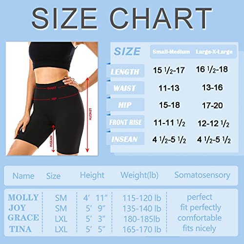 FULLSOFT High Waisted Biker Shorts for Women-5" Tummy Control Fitness Athletic Workout Running Yoga Gym Shorts - Image 7